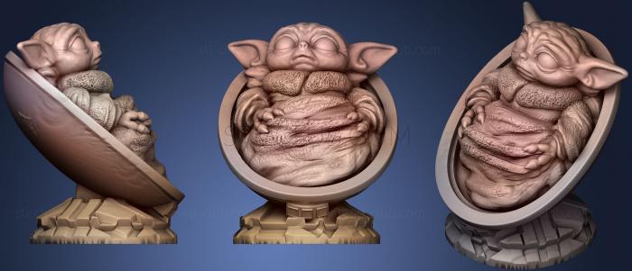 3D model Baby Yoda (STL)